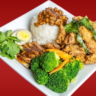 Popcorn Chicken Rice Box 鹽酥雞飯